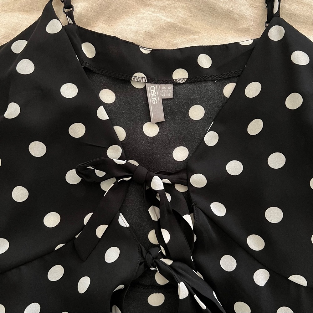 ASOS Cami with Ruffle and Tie Front - Picture 5 of 6